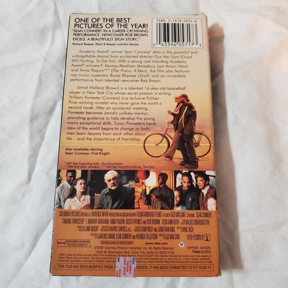 Finding Forrester (VHS, 2001) Sean Connery - Picture 2 of 4